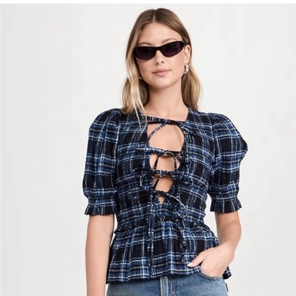 NWT Damson Madder Bluebelle Blouse - Picture 4 of 5